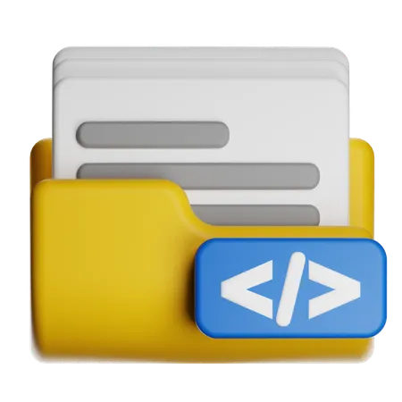 Programming Folder  3D Icon