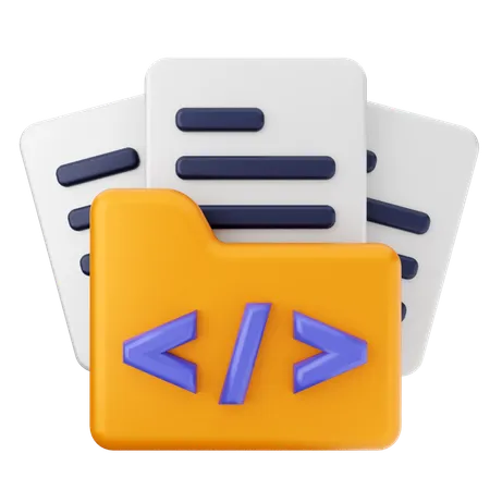 Programming Folder  3D Icon