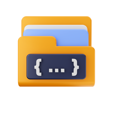 Programming Folder  3D Icon