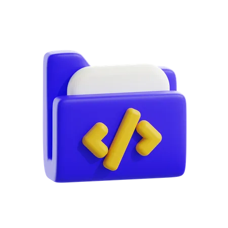 Programming Folder  3D Icon