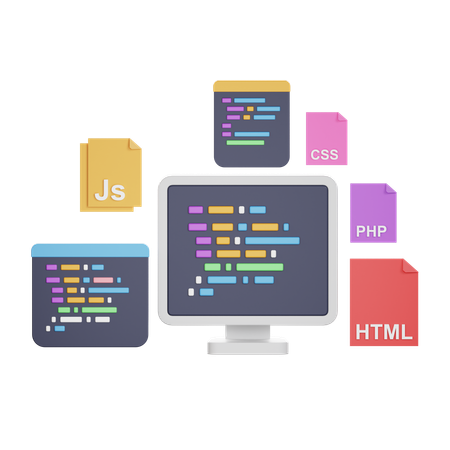 Programming Language  3D Icon