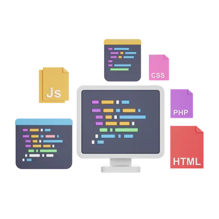 Programming Language  3D Icon
