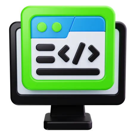 Programming Language  3D Icon