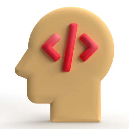 Programming Mind  3D Icon