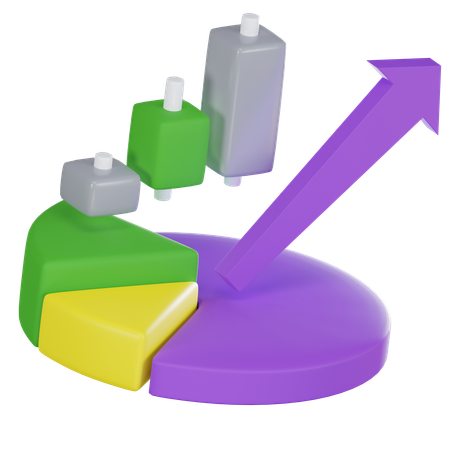 Progress Chart  3D Icon