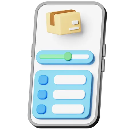 Progress Delivery App  3D Icon