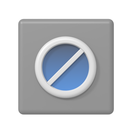 Prohibido  3D Icon