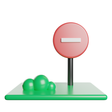 Prohibido  3D Icon