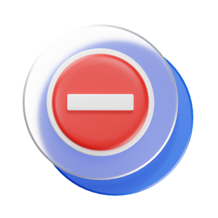 Prohibido  3D Icon