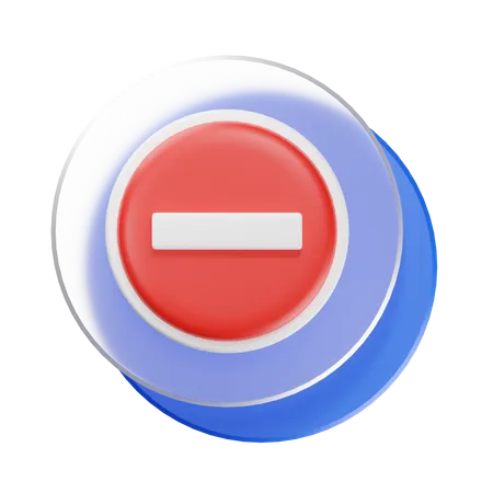 Prohibido  3D Icon