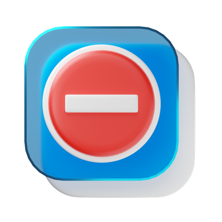 Prohibido  3D Icon