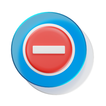 Prohibido  3D Icon