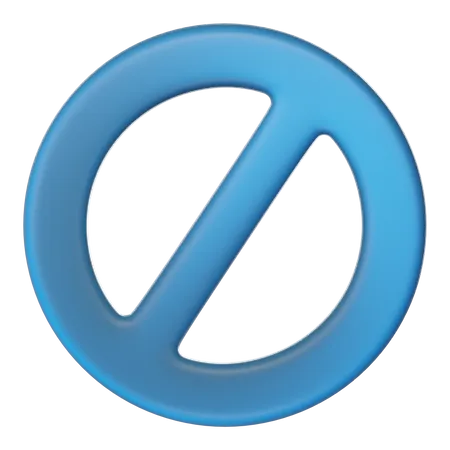 Prohibido  3D Icon