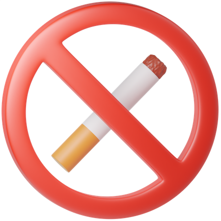 Prohibido fumar  3D Icon