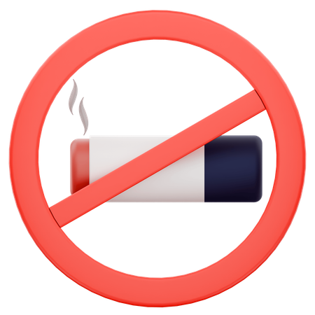 Prohibido fumar durante la celebración del ayuno del Ramadán  3D Icon