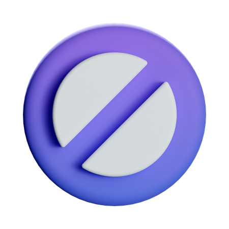 Prohibited  3D Icon
