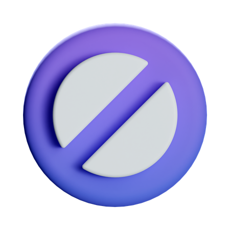 Prohibited  3D Icon