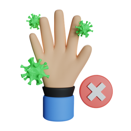 Prohibited Touch  3D Icon