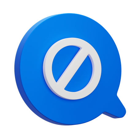 Prohibition  3D Icon