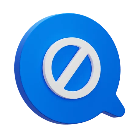 Prohibition  3D Icon