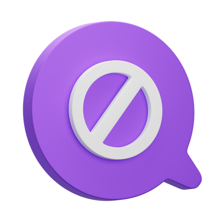 Prohibition  3D Icon
