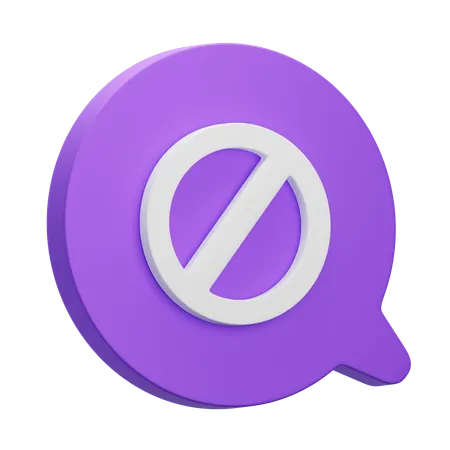 Prohibition  3D Icon