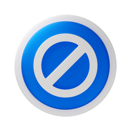 Prohibition  3D Icon