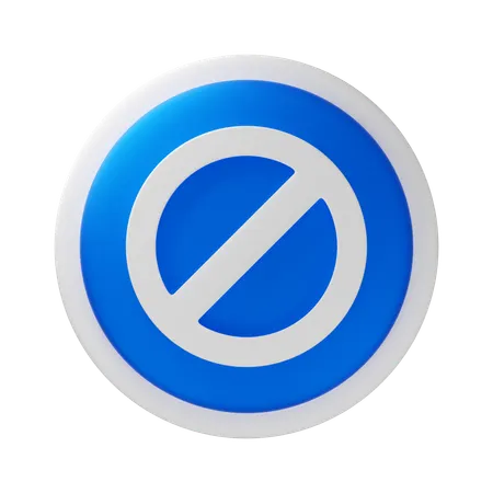 Prohibition  3D Icon