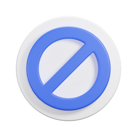 Proibido  3D Icon