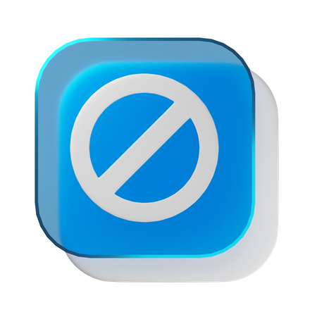 Proibido  3D Icon