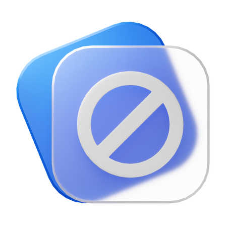 Proibido  3D Icon