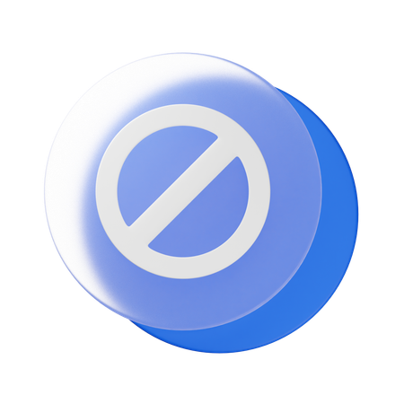 Proibido  3D Icon