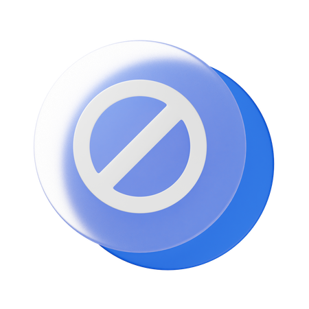 Proibido  3D Icon