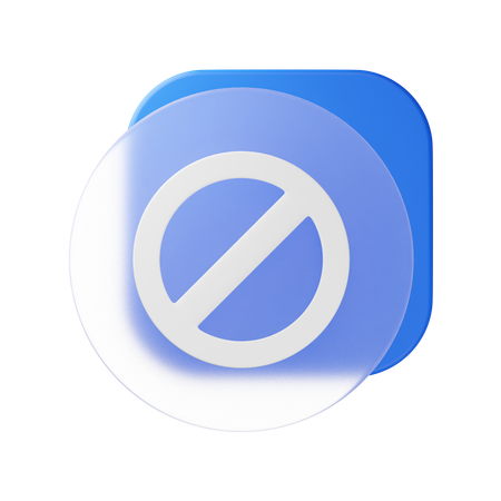 Proibido  3D Icon