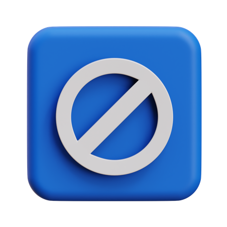 Proibido  3D Icon