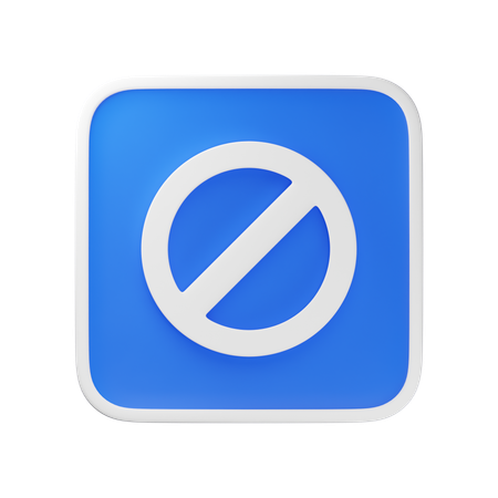 Proibido  3D Icon