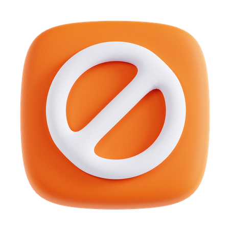 Proibido  3D Icon