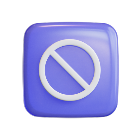 Proibido  3D Icon