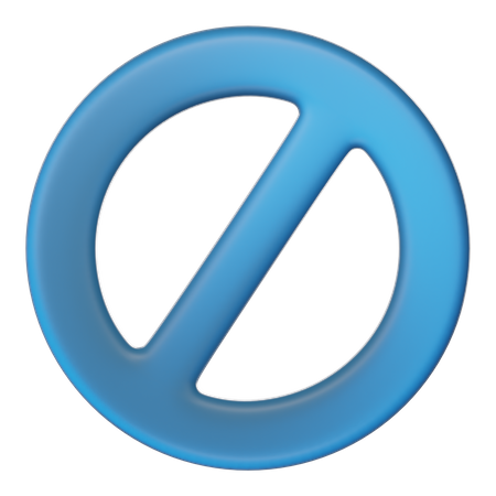 Proibido  3D Icon