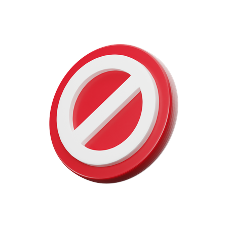 Proibido  3D Icon