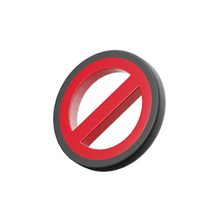 Proibido  3D Icon
