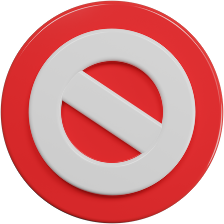 Proibido  3D Icon
