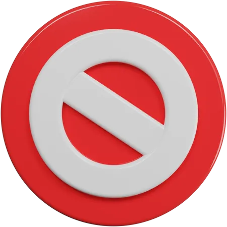 Proibido  3D Icon