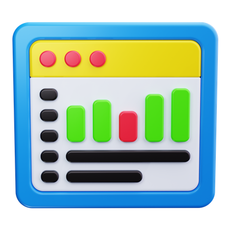 Project Dashboard  3D Icon