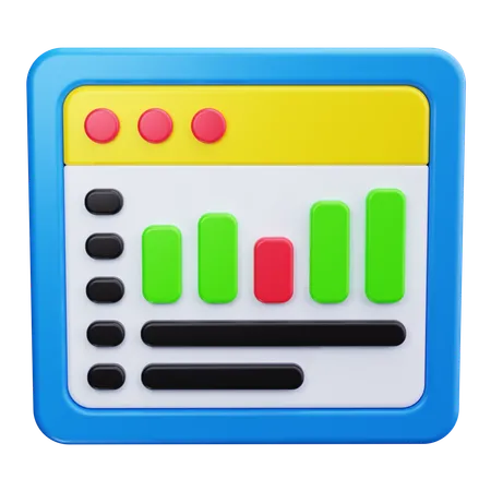 Project Dashboard  3D Icon