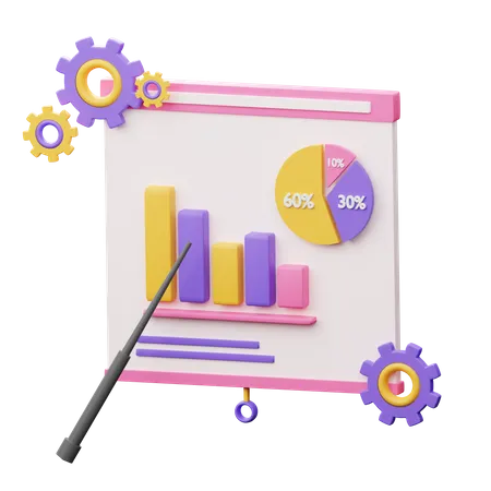 Project Data Analysis  3D Illustration