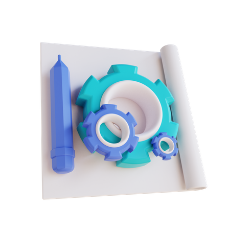 Project Development  3D Icon