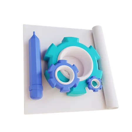 Project Development  3D Icon