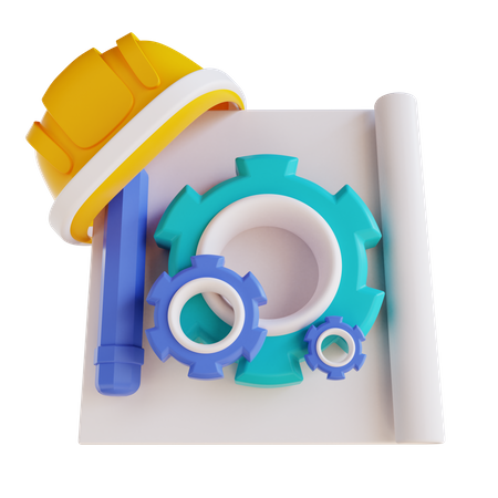 Project Development  3D Icon