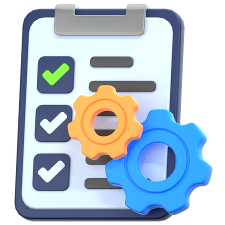Project Management  3D Icon